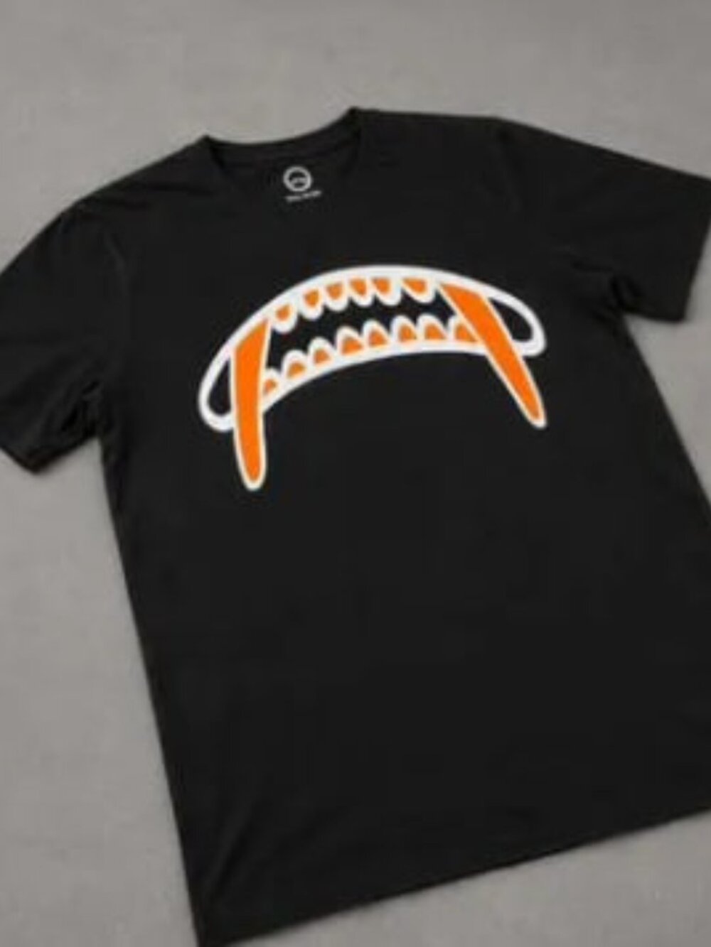 A Bathing Ape (BAPE) Shark Teeth Graphic T-Shirt Black